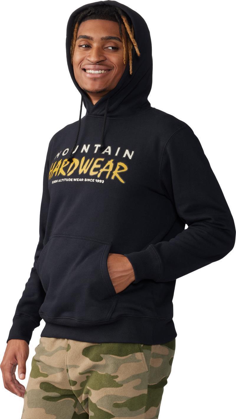 90s MHW Logo Pullover Hoody - Mens - Black 2