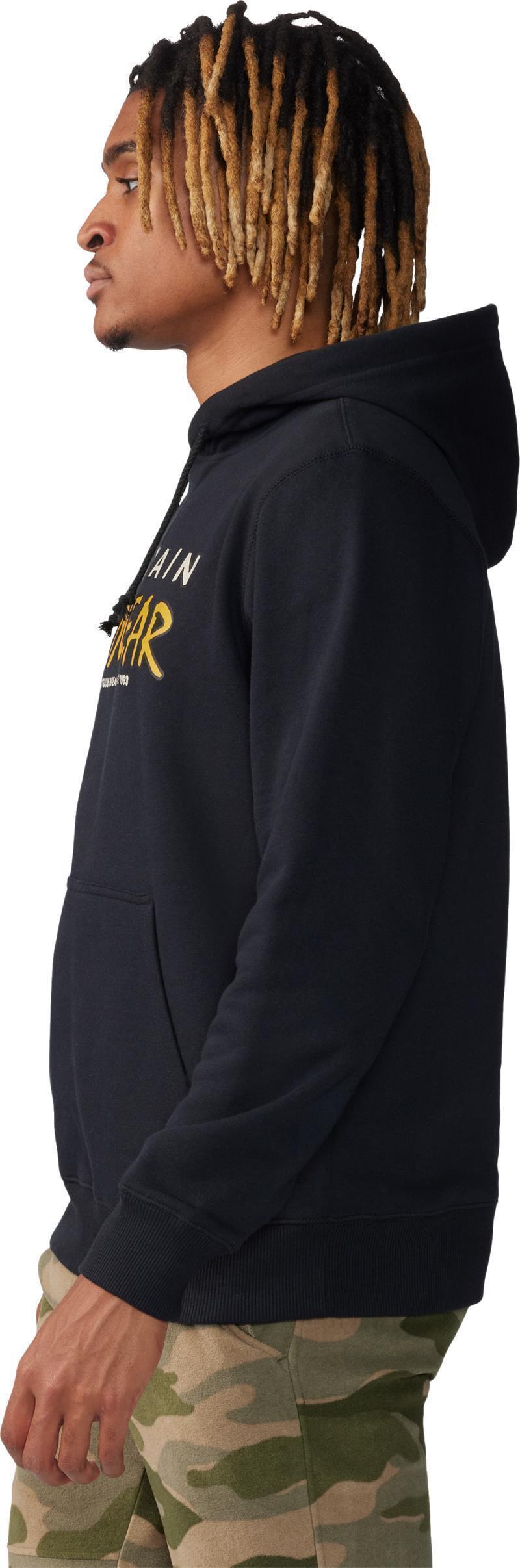 90s MHW Logo Pullover Hoody - Mens - Black 3