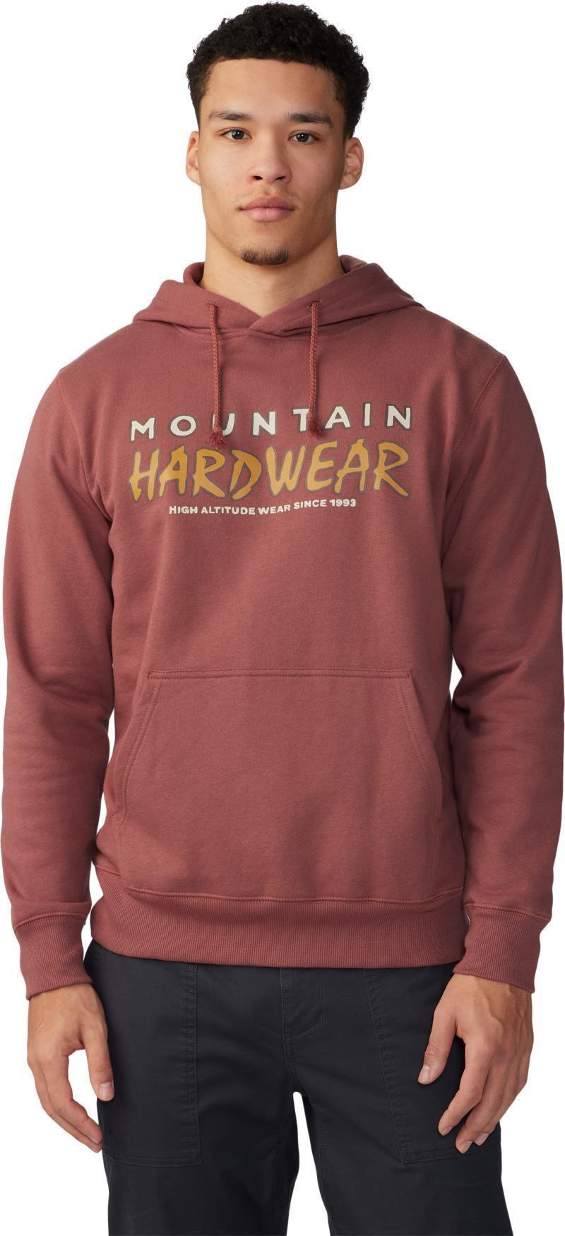 90s MHW Logo Pullover Hoody - Mens - Clay Earth 1