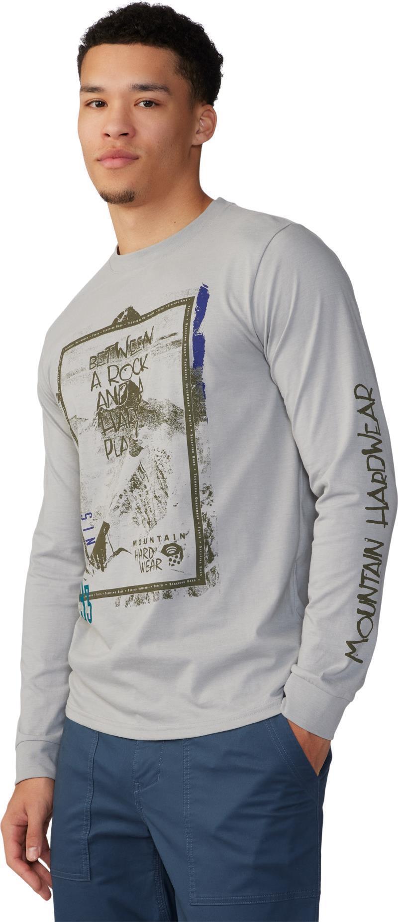 93 Climber LS - Mens - Hardwear Grey Heather 3