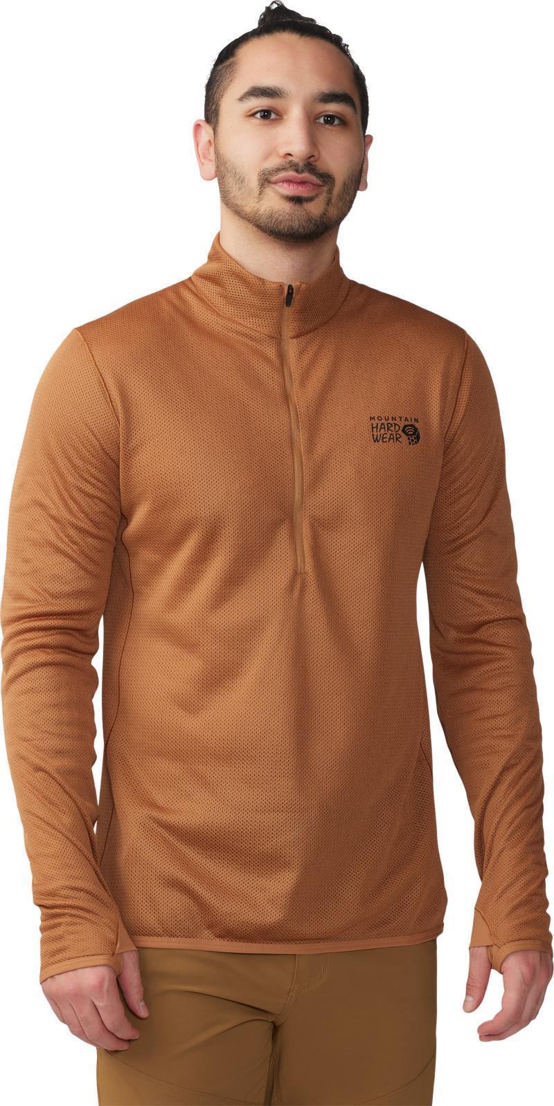 AirMesh Half Zip - Mens - Copper Clay 1