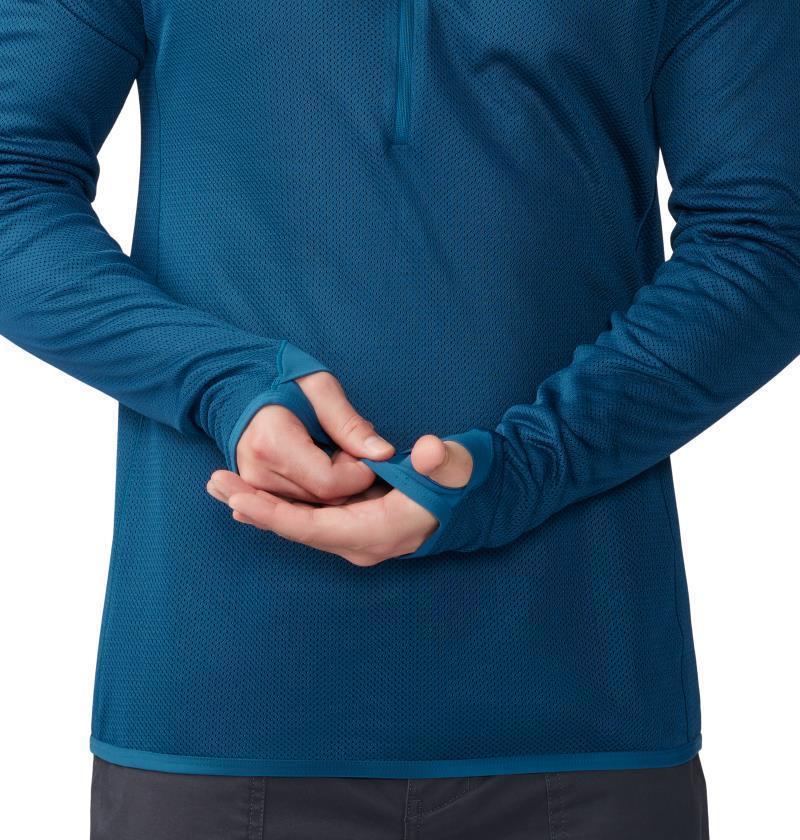 AirMesh Half Zip - Mens - Dark Caspian 5