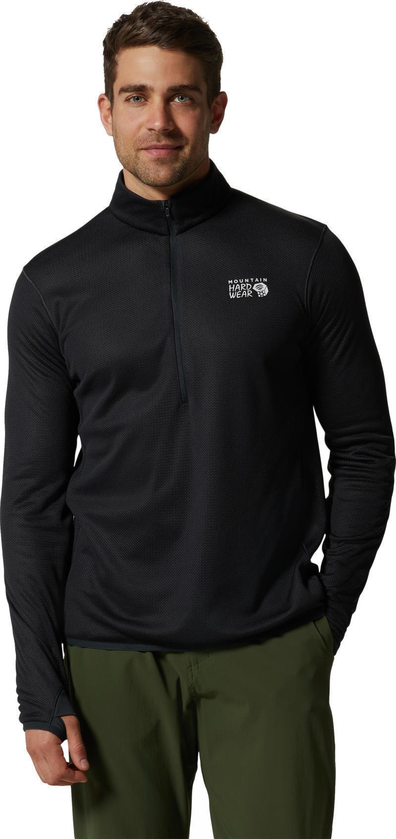 AirMesh Half Zip - Mens - Dark Storm 1
