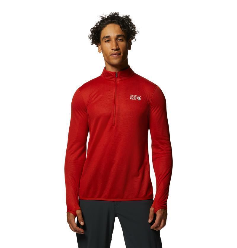 AirMesh Half Zip - Mens - Desert Red 1
