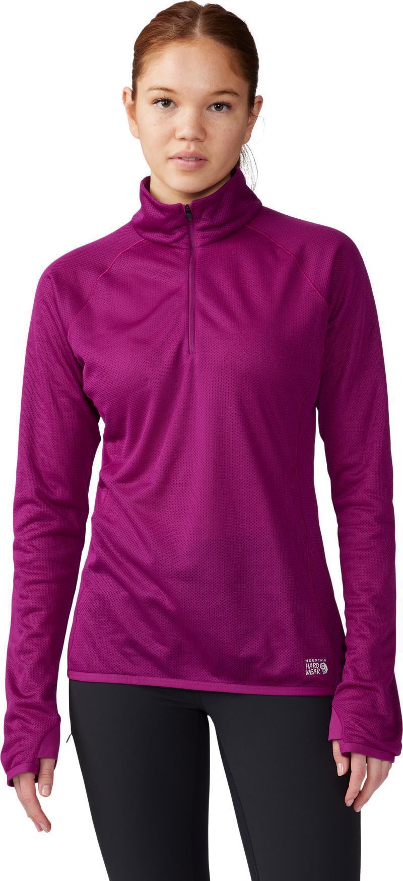 AirMesh Half Zip - Womens - Berry Glow 1