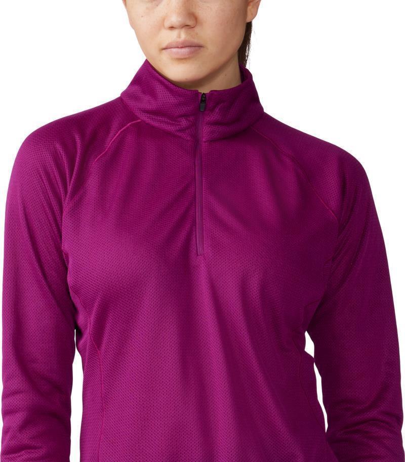 AirMesh Half Zip - Womens - Berry Glow 4