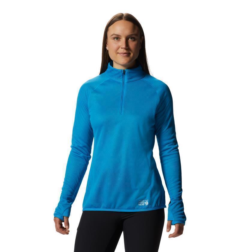 AirMesh Half Zip - Womens - Electric Sky 1