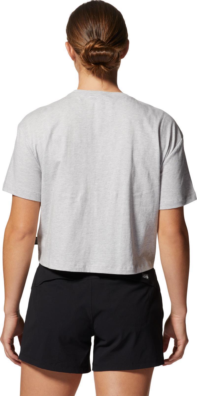 Alpine Flowers SS Tee - Womens - Hardwear Grey Heather 2