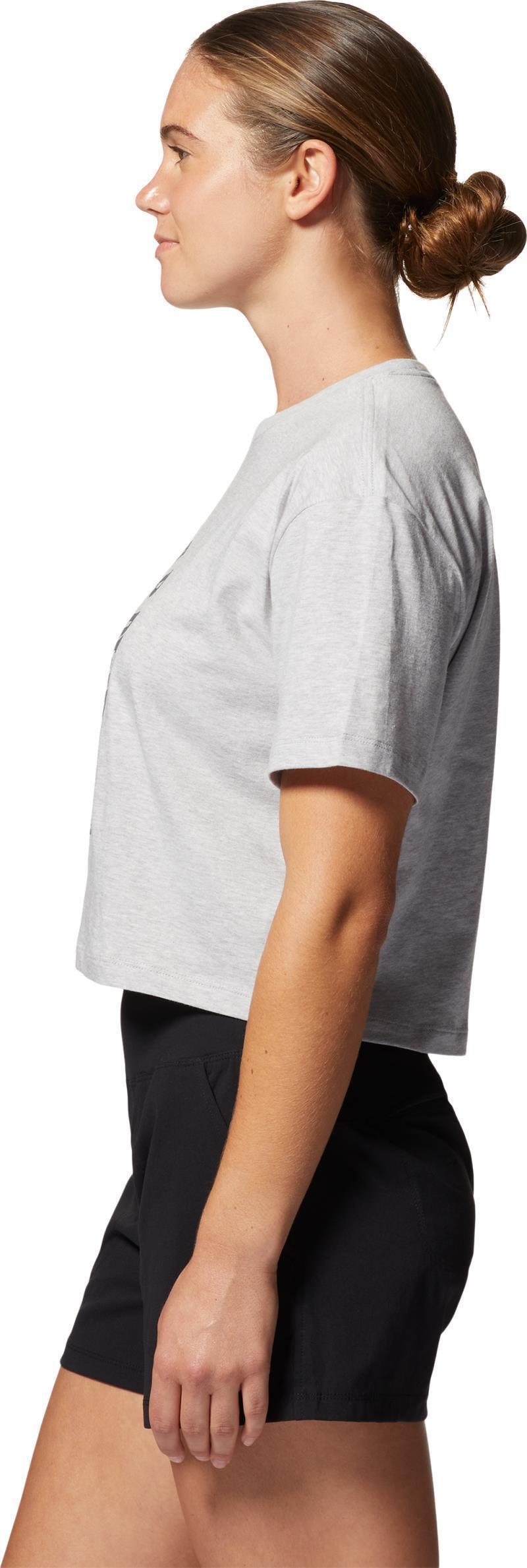 Alpine Flowers SS Tee - Womens - Hardwear Grey Heather 4