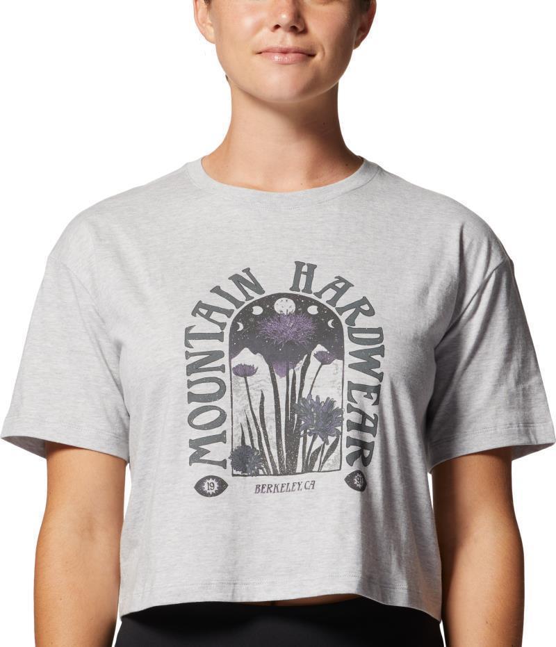 Alpine Flowers SS Tee - Womens - Hardwear Grey Heather 5