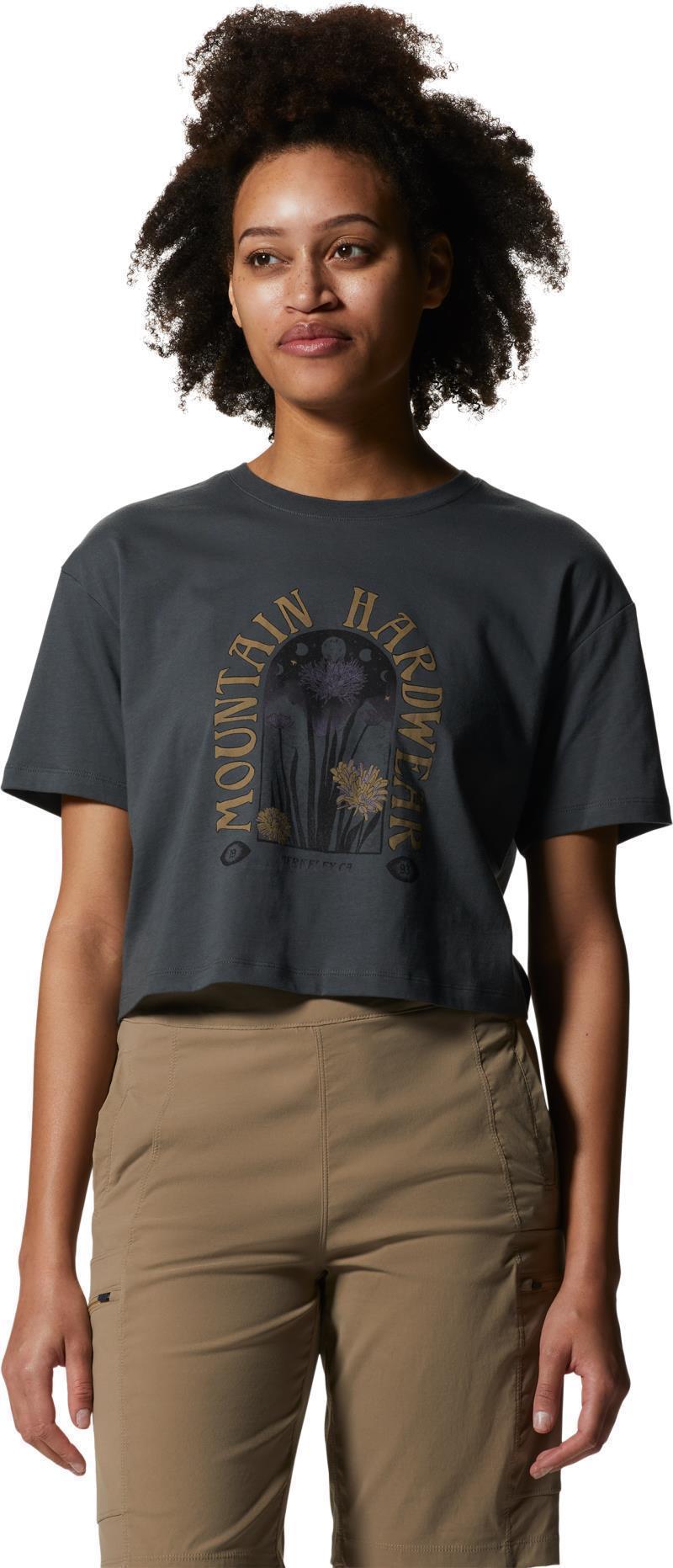 Alpine Flowers SS Tee - Womens - Volcanic 1