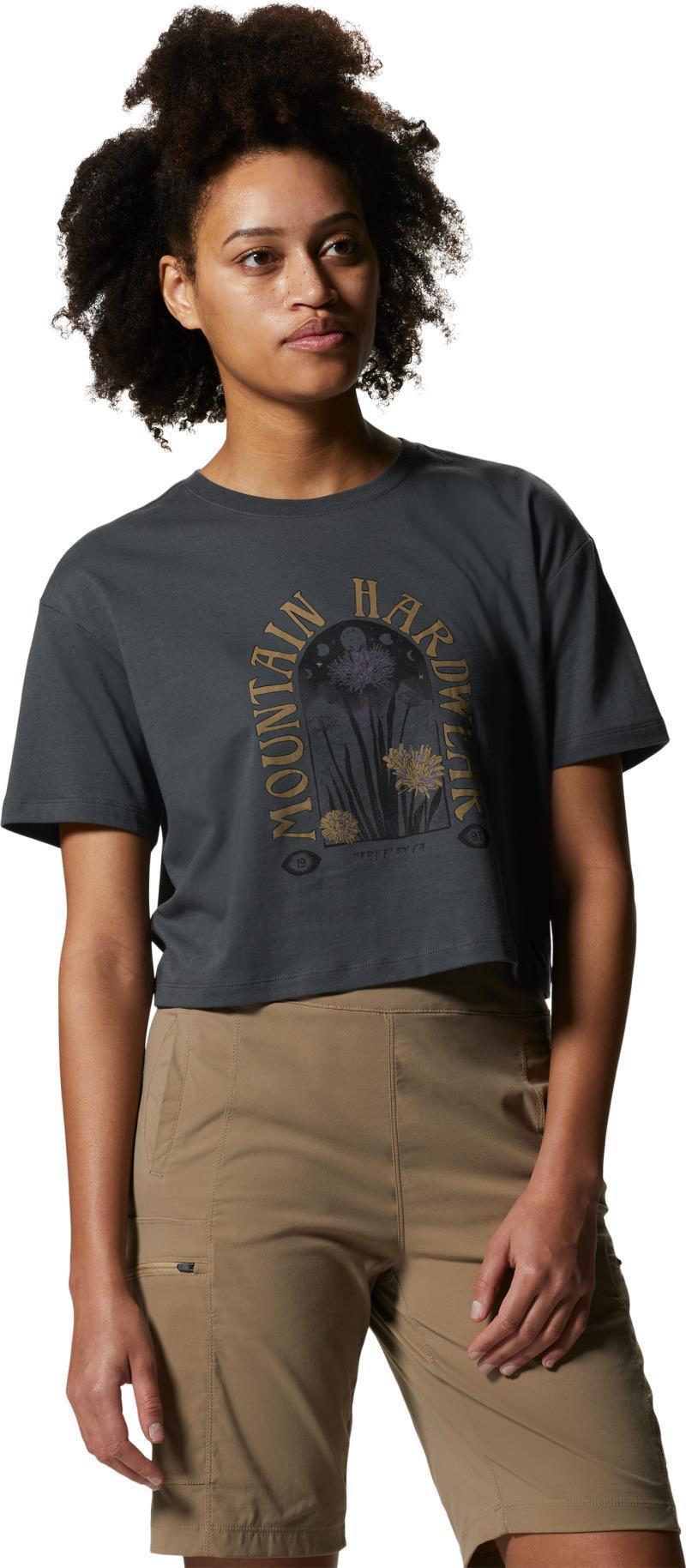 Alpine Flowers SS Tee - Womens - Volcanic 3