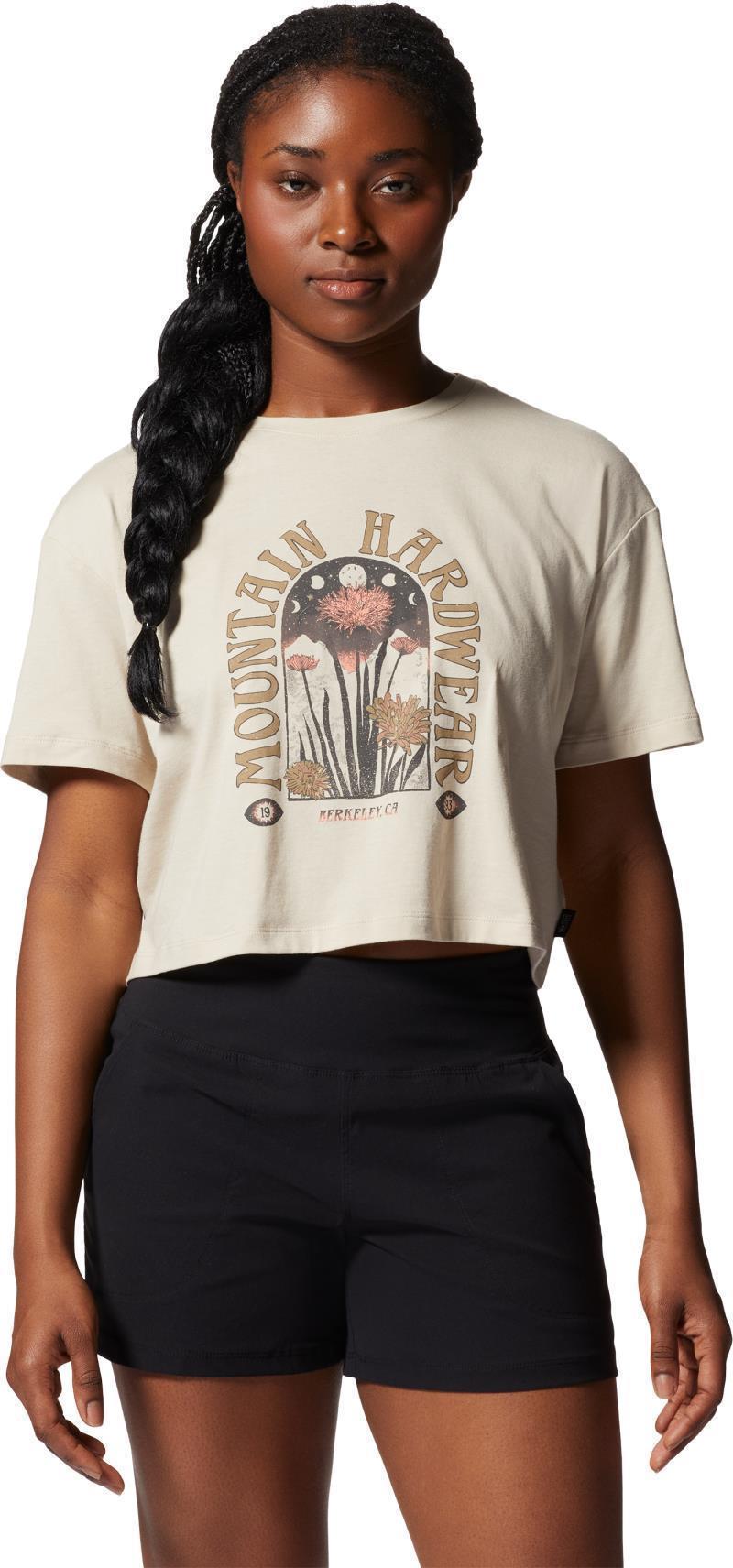 Alpine Flowers SS Tee - Womens - Wild Oyster 1