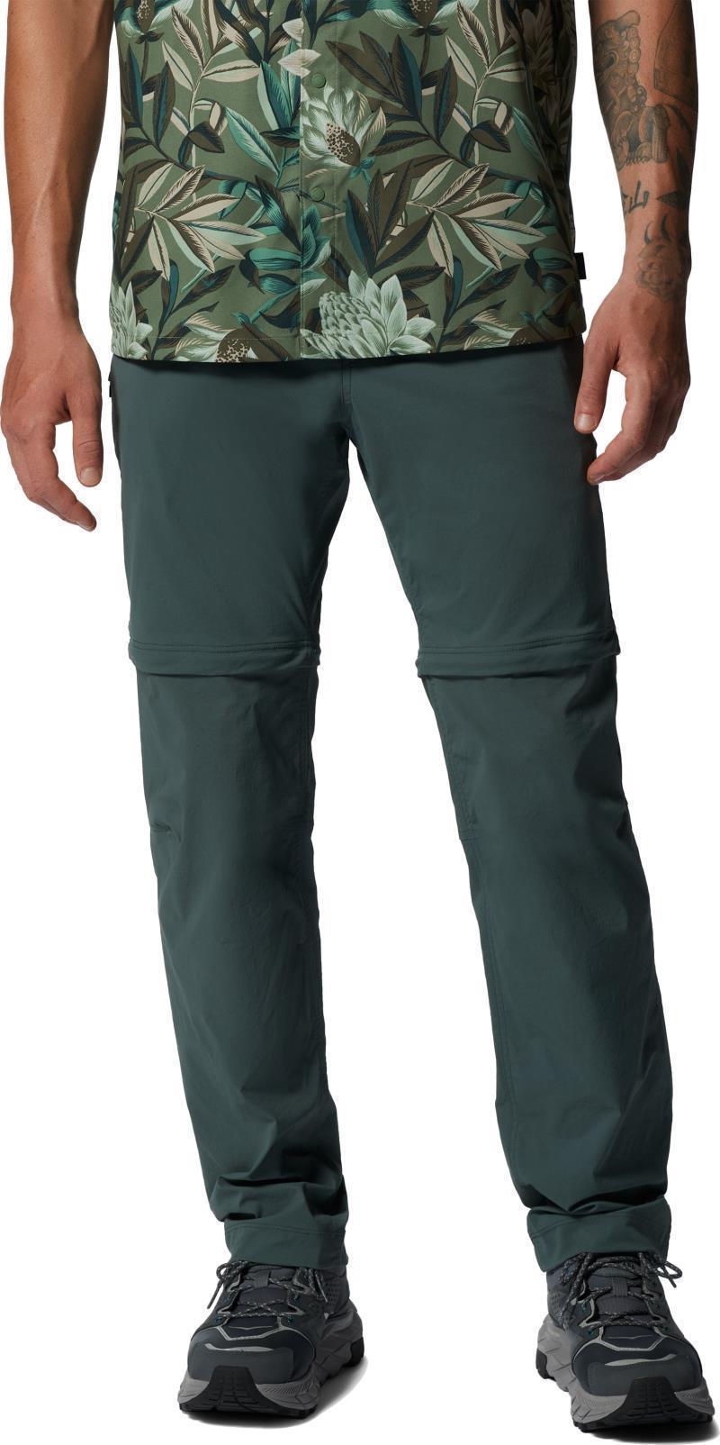 Basin Trek Convertible Pants, Reg - Mens - Black Spruce 1