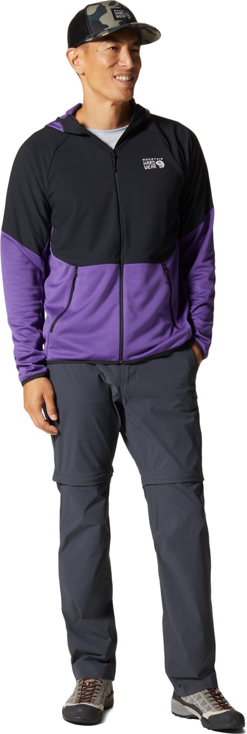 Basin Trek Convertible Pants, Reg - Mens - Dark Storm 4