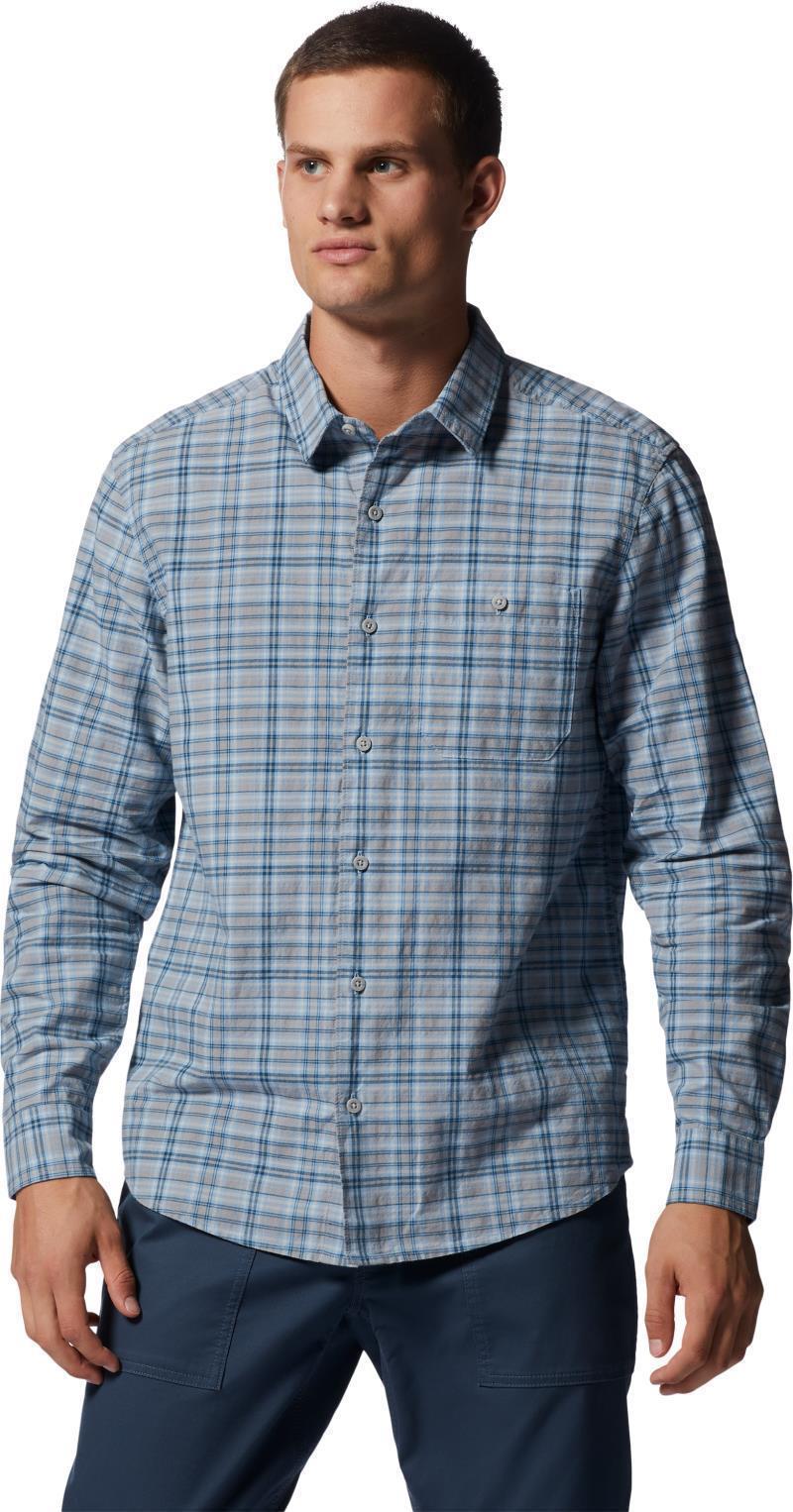 Big Cottonwood LS Shirt - Mens - Blue Chambray Canopy Plaid 1