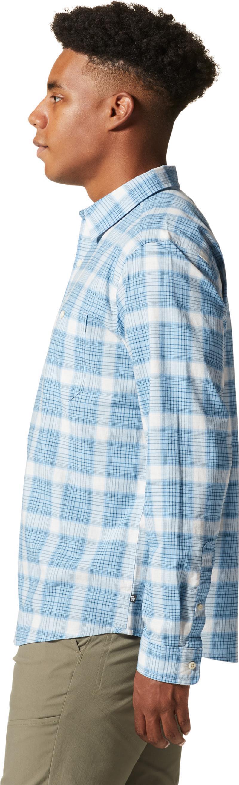 Big Cottonwood LS Shirt - Mens - Blue Chambray Moon Roof Plaid 2
