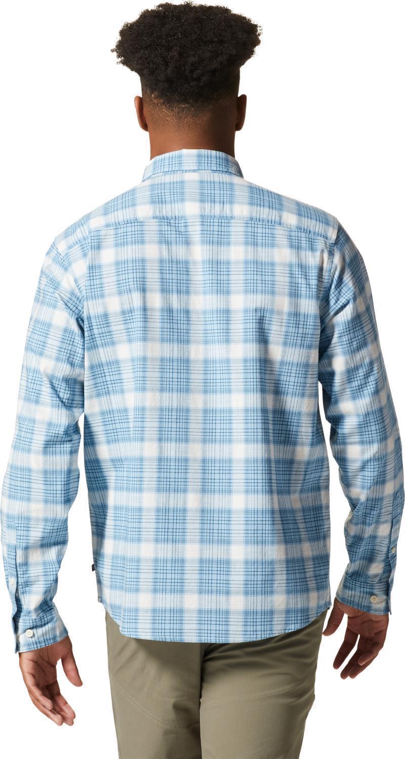 Big Cottonwood LS Shirt - Mens - Blue Chambray Moon Roof Plaid 3