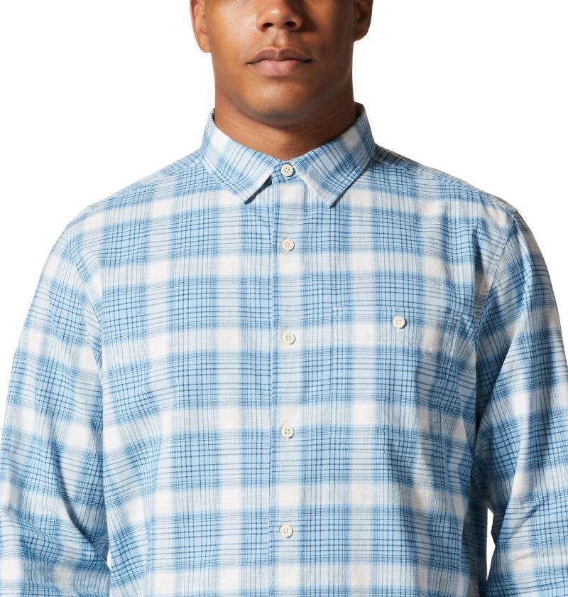 Big Cottonwood LS Shirt - Mens - Blue Chambray Moon Roof Plaid 4