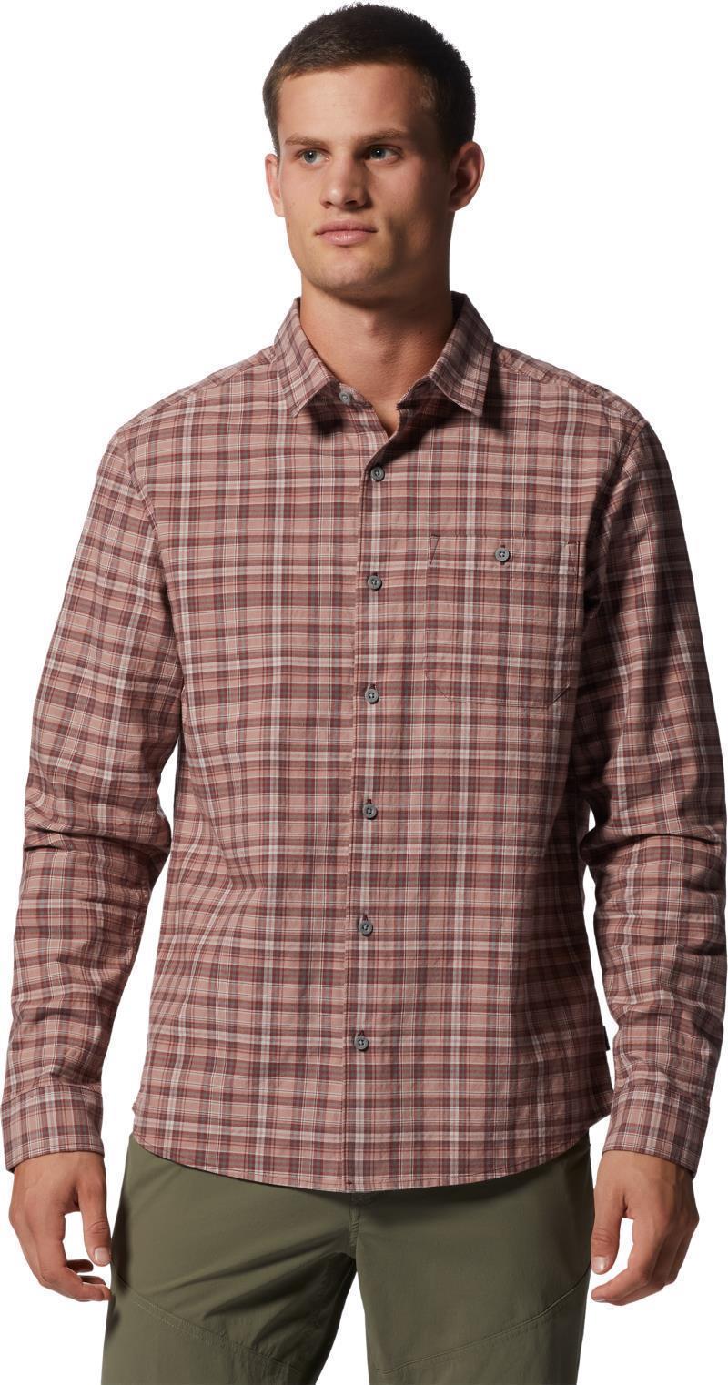 Big Cottonwood LS Shirt - Mens - Clay Earth Canopy Plaid 1