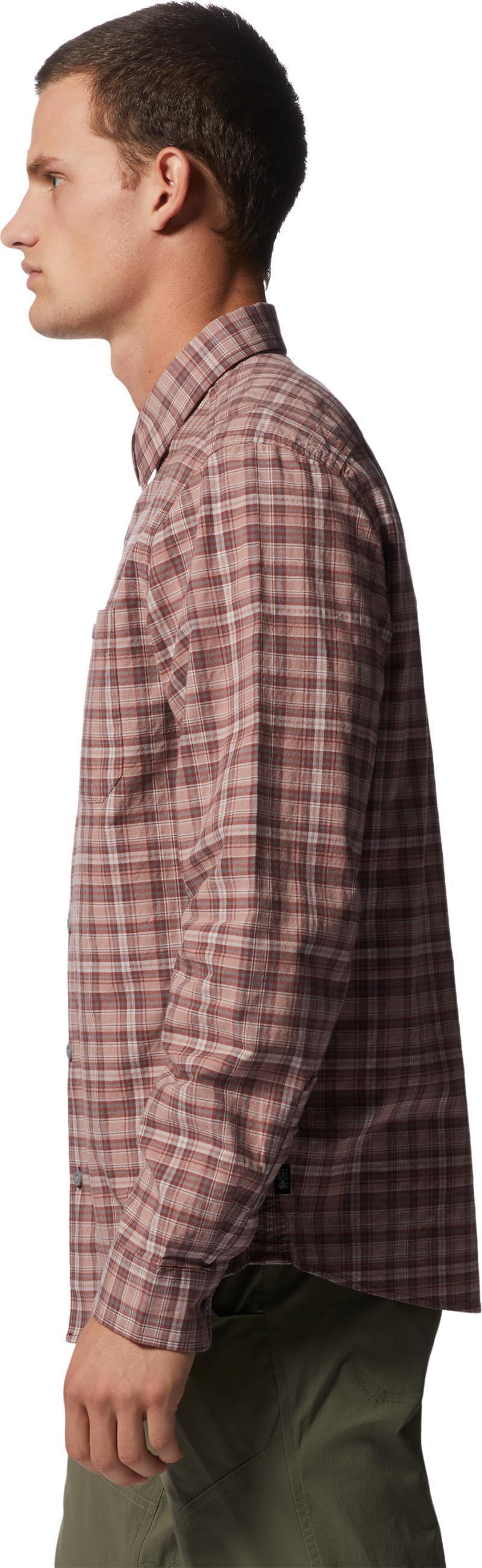 Big Cottonwood LS Shirt - Mens - Clay Earth Canopy Plaid 3