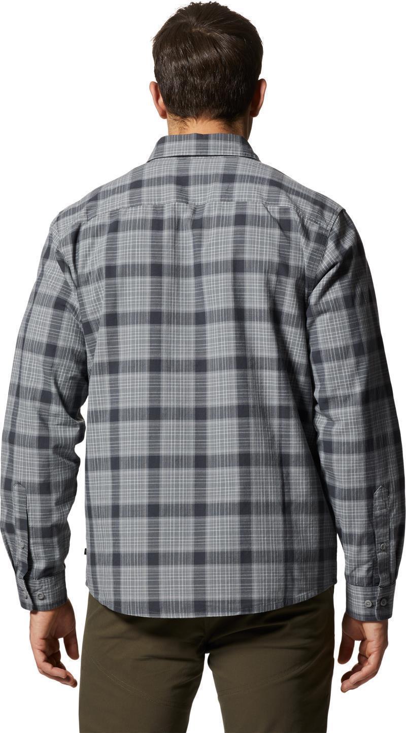 Big Cottonwood LS Shirt - Mens - Foil Grey Moon Roof Plaid 3