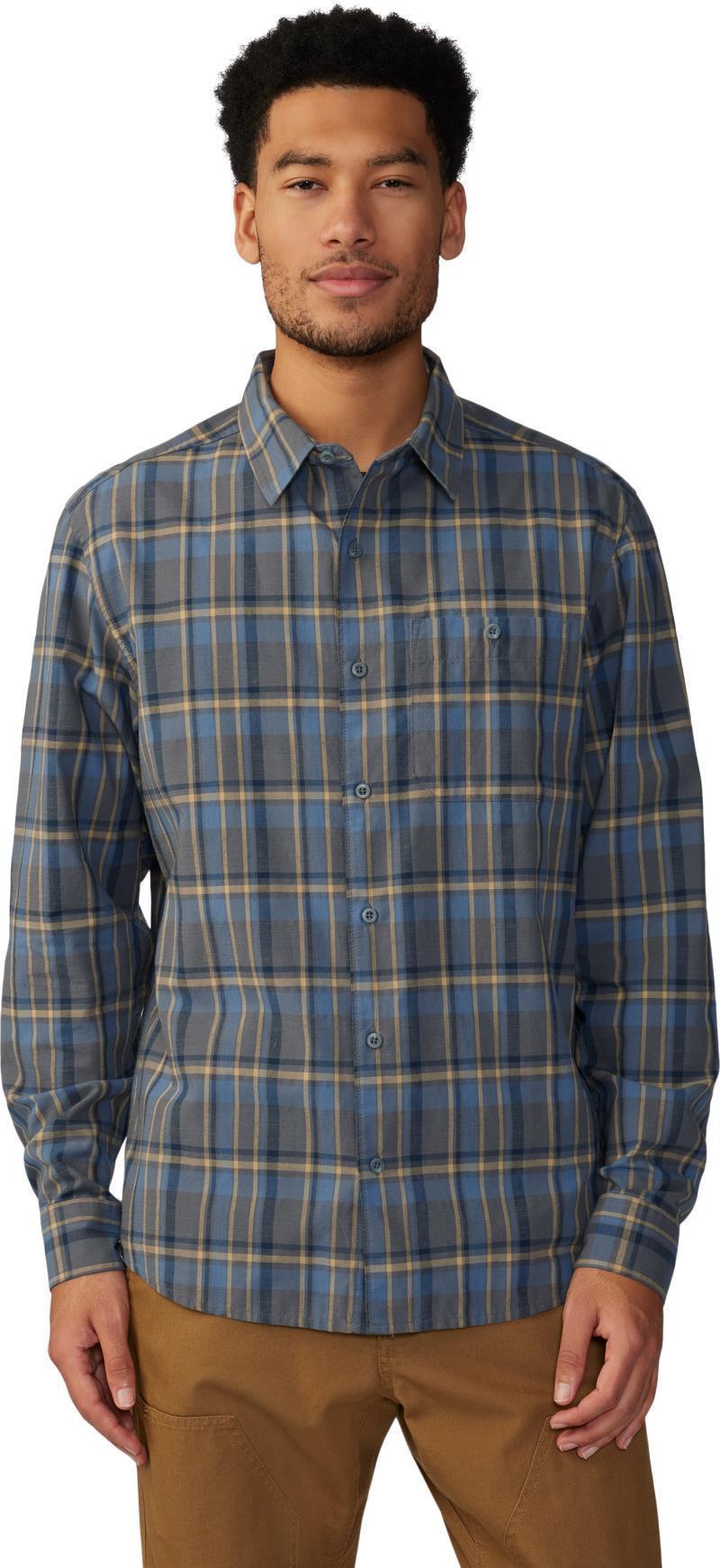 Big Cottonwood LS Shirt - Mens - Graphite Trailhead Plaid 1
