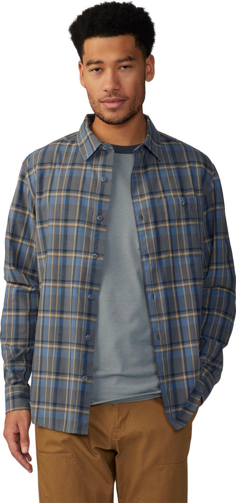 Big Cottonwood LS Shirt - Mens - Graphite Trailhead Plaid 2