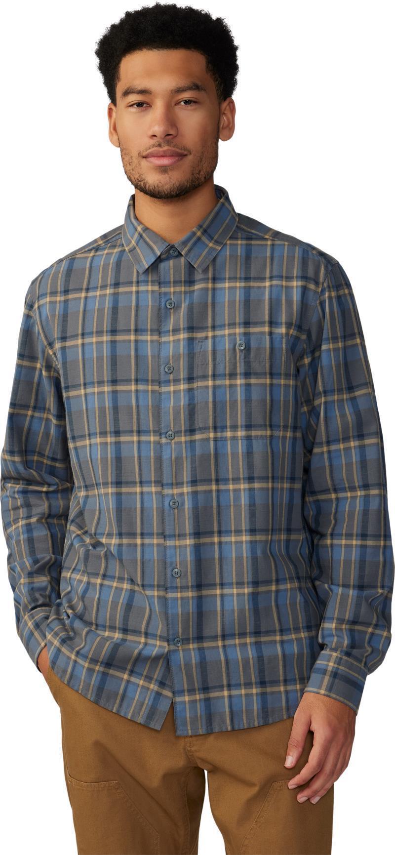Big Cottonwood LS Shirt - Mens - Graphite Trailhead Plaid 4