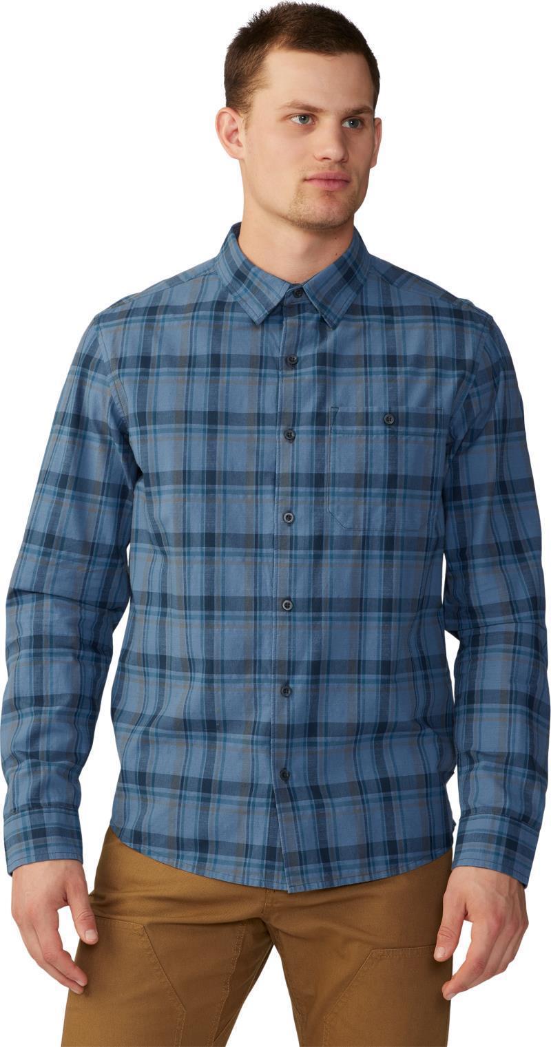 Big Cottonwood LS Shirt - Mens - Light Zinc Trailhead Plaid 1