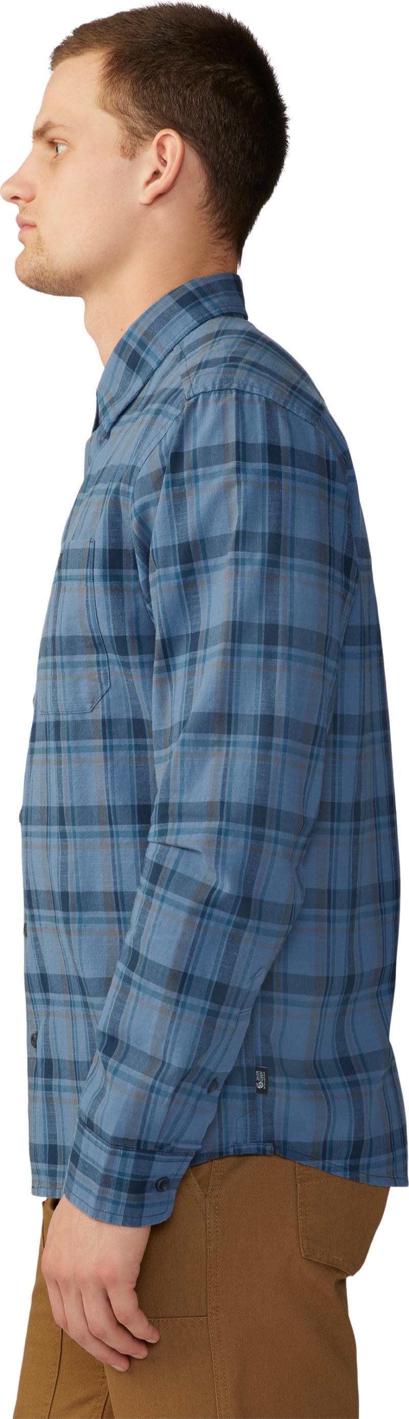 Big Cottonwood LS Shirt - Mens - Light Zinc Trailhead Plaid 3