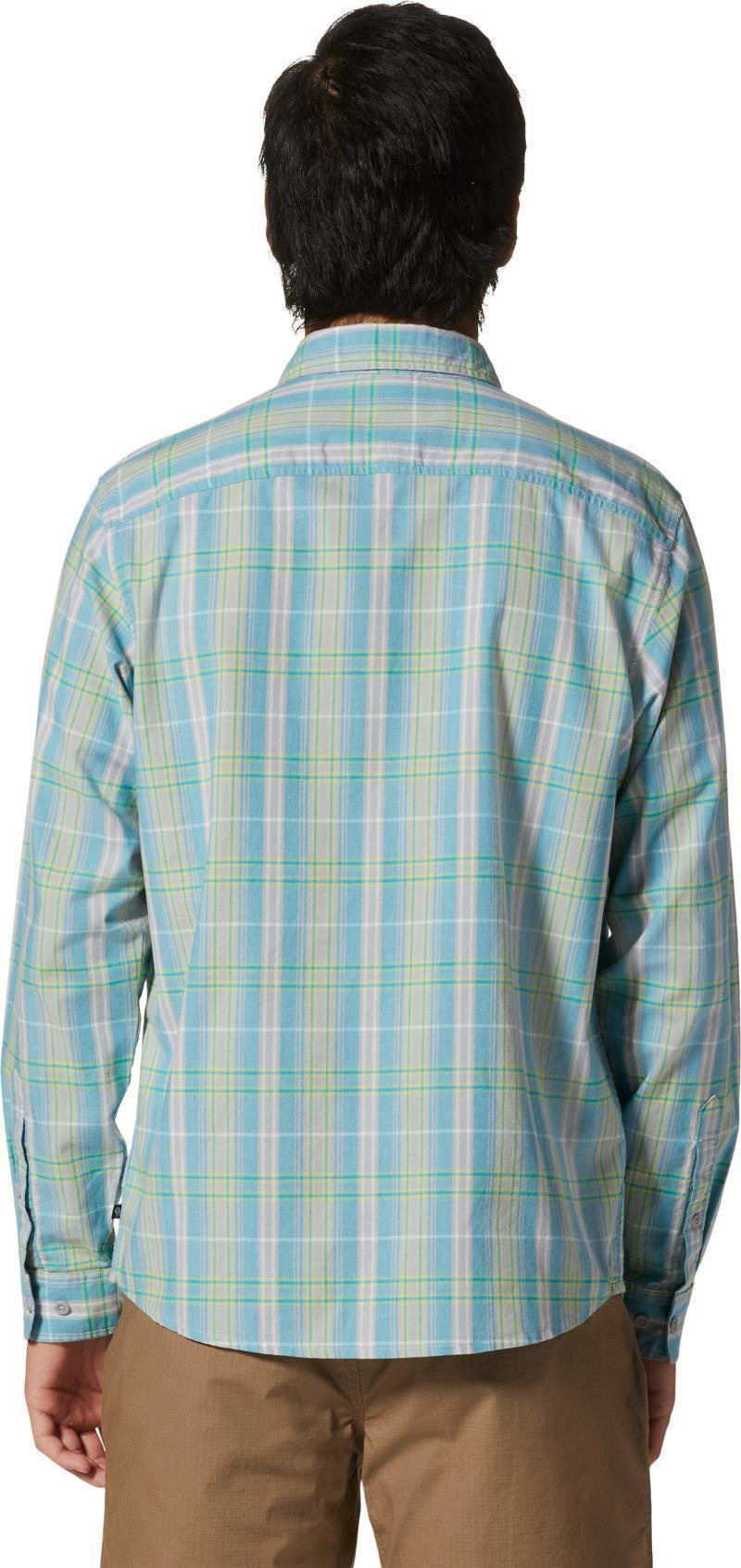 Big Cottonwood LS Shirt - Mens - Teton Blue Vertical Plaid 4