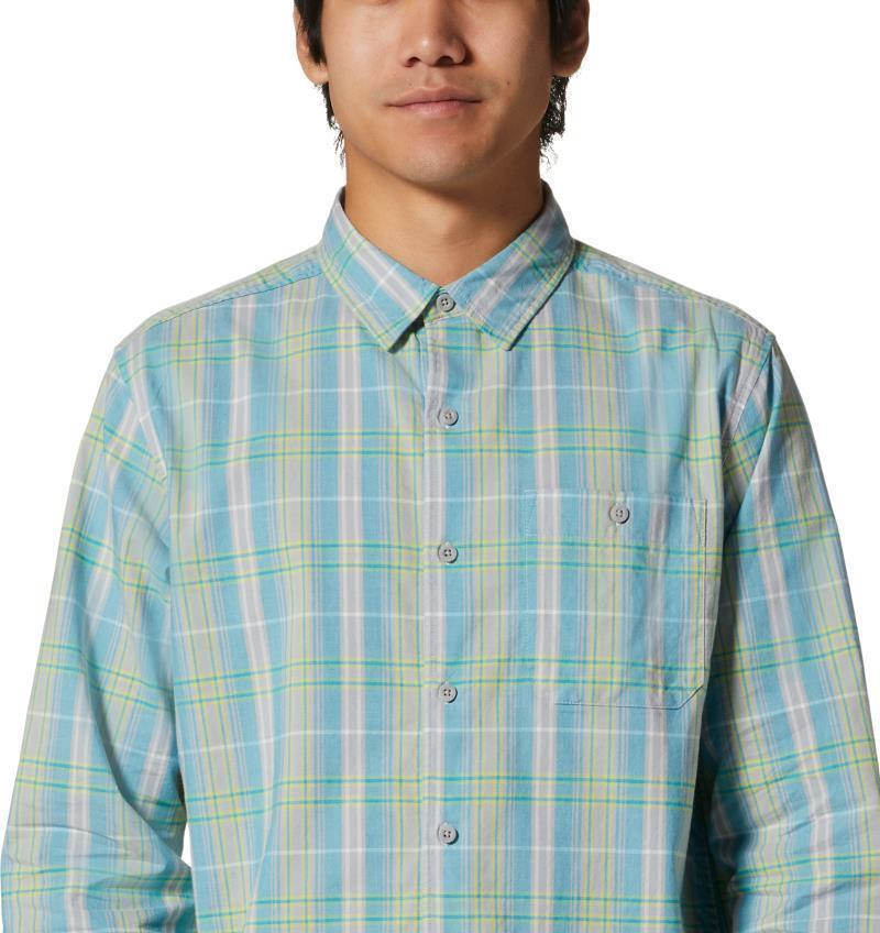 Big Cottonwood LS Shirt - Mens - Teton Blue Vertical Plaid 5