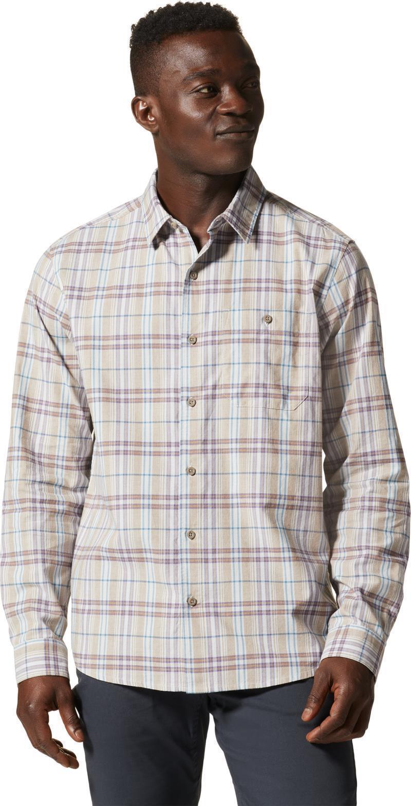 Big Cottonwood LS Shirt - Mens - Trail Dust Vertical Plaid 1