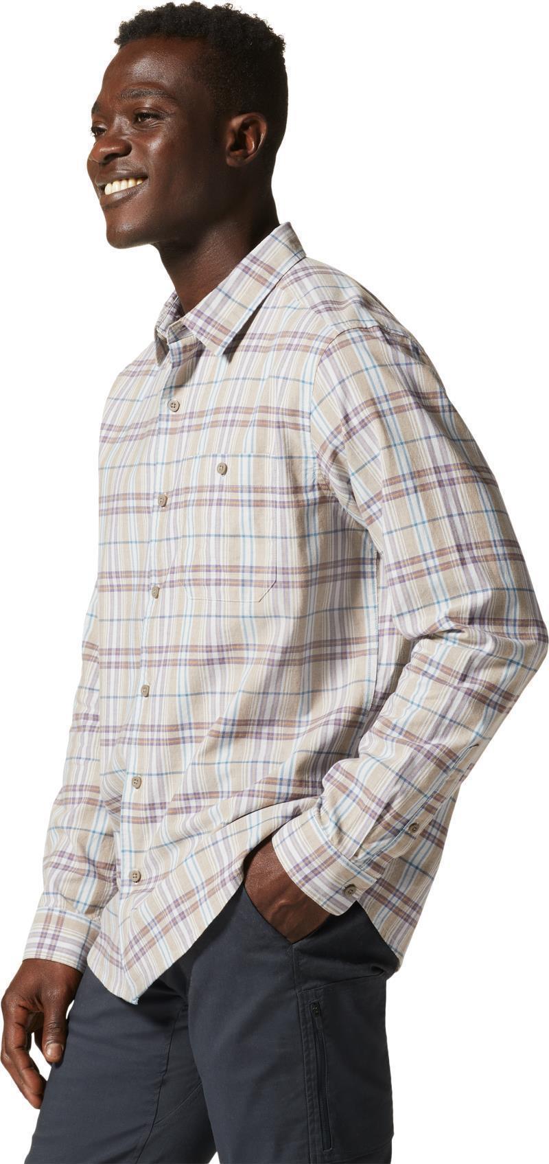 Big Cottonwood LS Shirt - Mens - Trail Dust Vertical Plaid 3