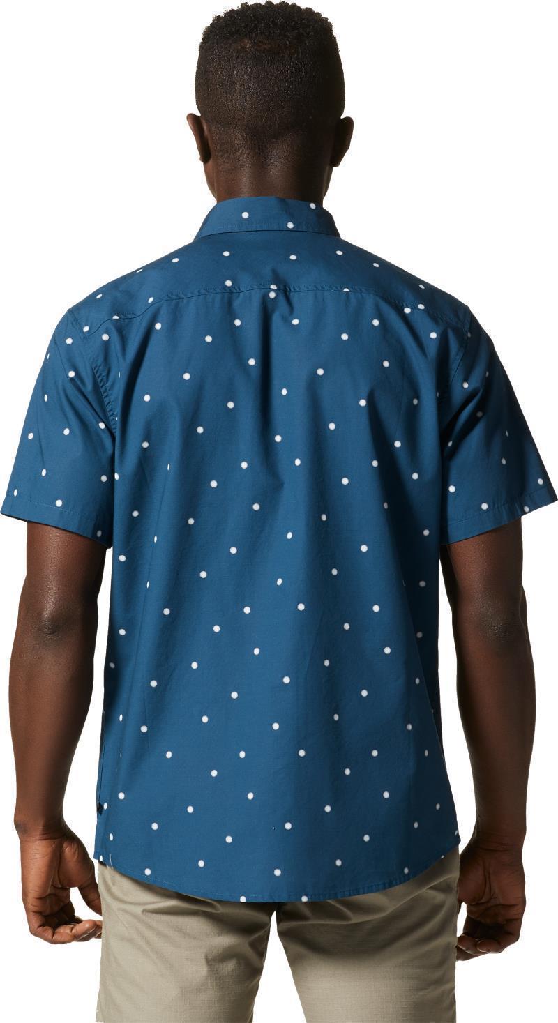 Big Cottonwood SS Shirt, Tall - Mens - Dark Caspian Micro Sun Dot Print 2