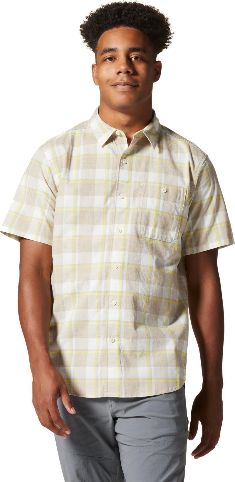 Big Cottonwood SS Shirt, Tall - Mens - Fogbank Sliding Window Plaid 1