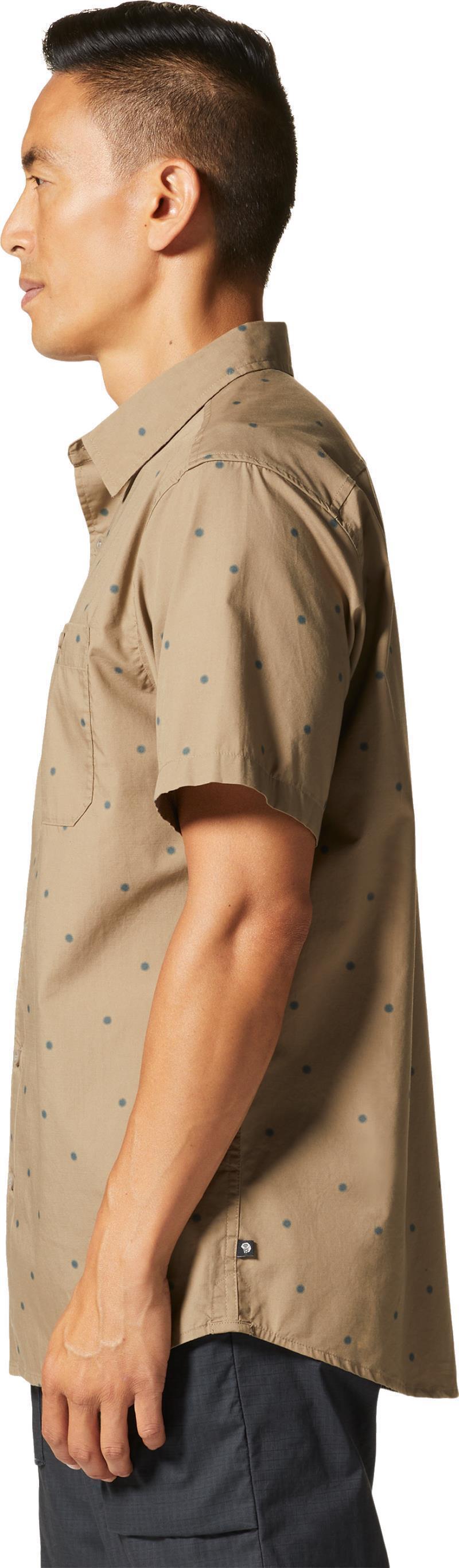 Big Cottonwood SS Shirt, Tall - Mens - Trail Dust Micro Sun Dot Print 3
