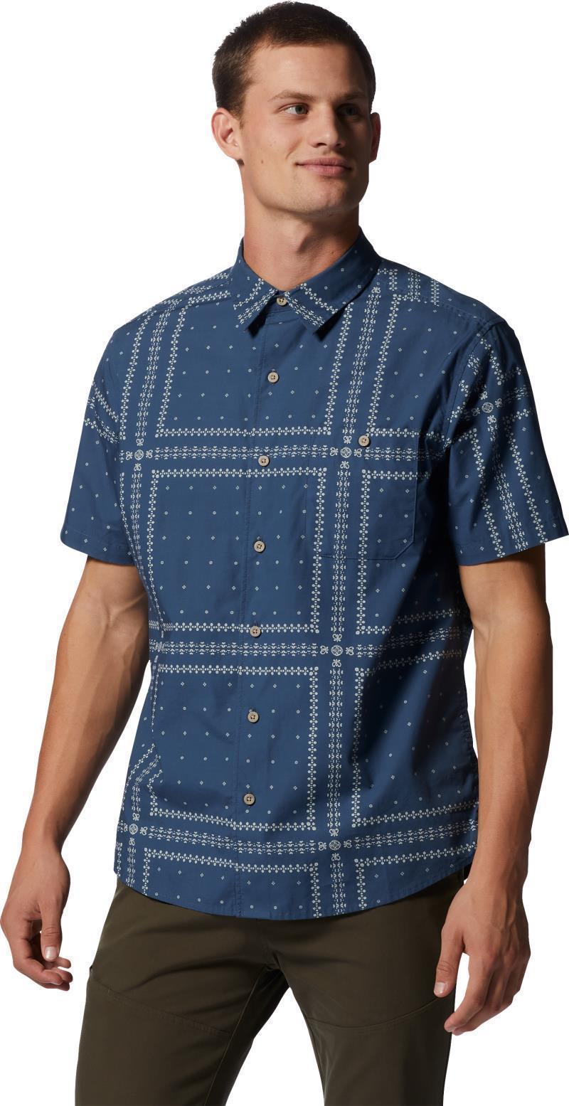 Big Cottonwood SS Shirt, Tall - Mens - Zinc Bandana Grid 1