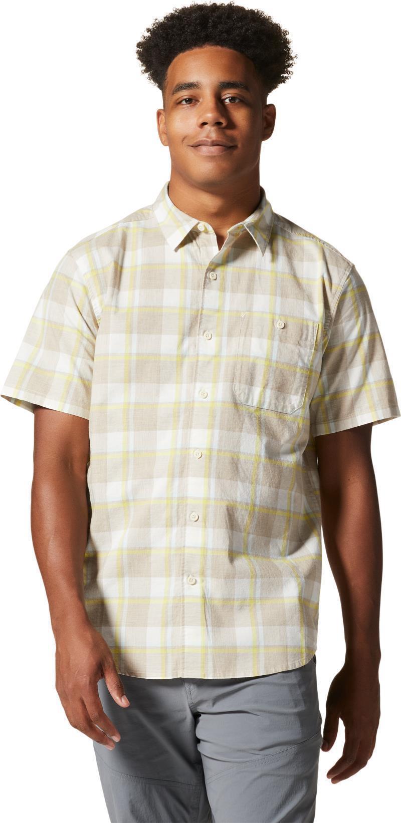 Big Cottonwood SS Shirt - Mens - Fogbank Sliding Window Plaid 1