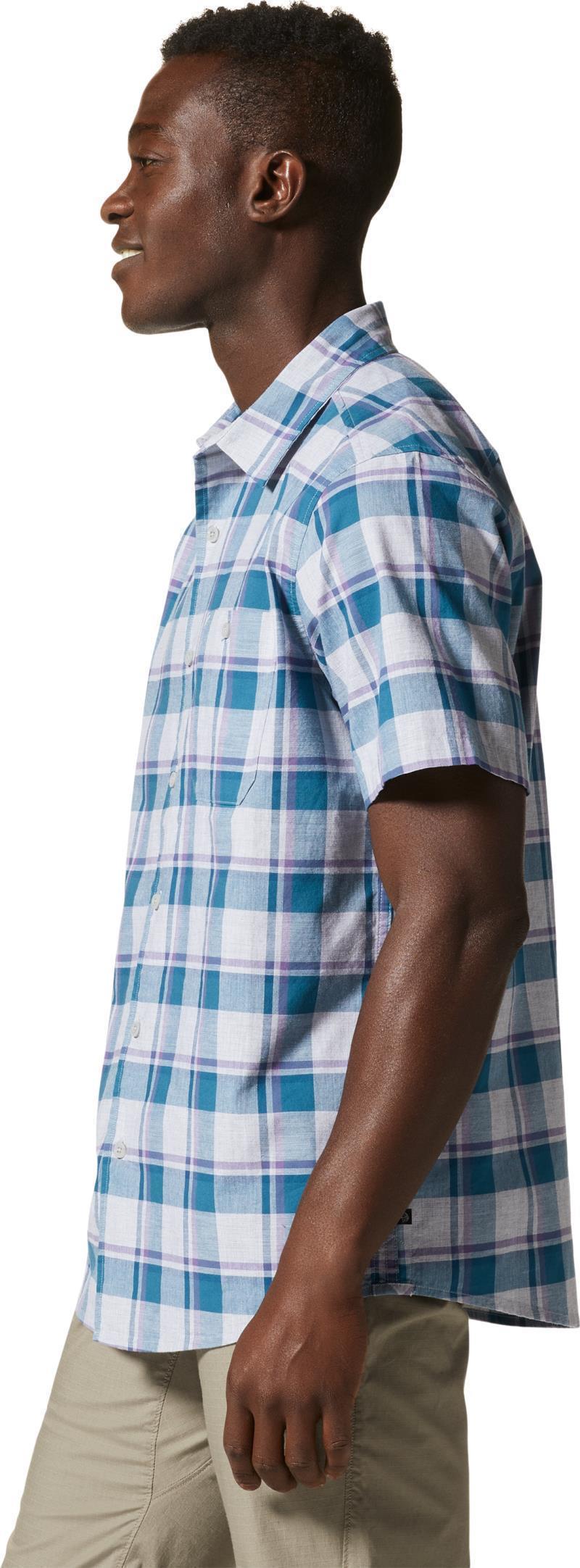 Big Cottonwood SS Shirt - Mens - Glacial Sliding Window Plaid 3
