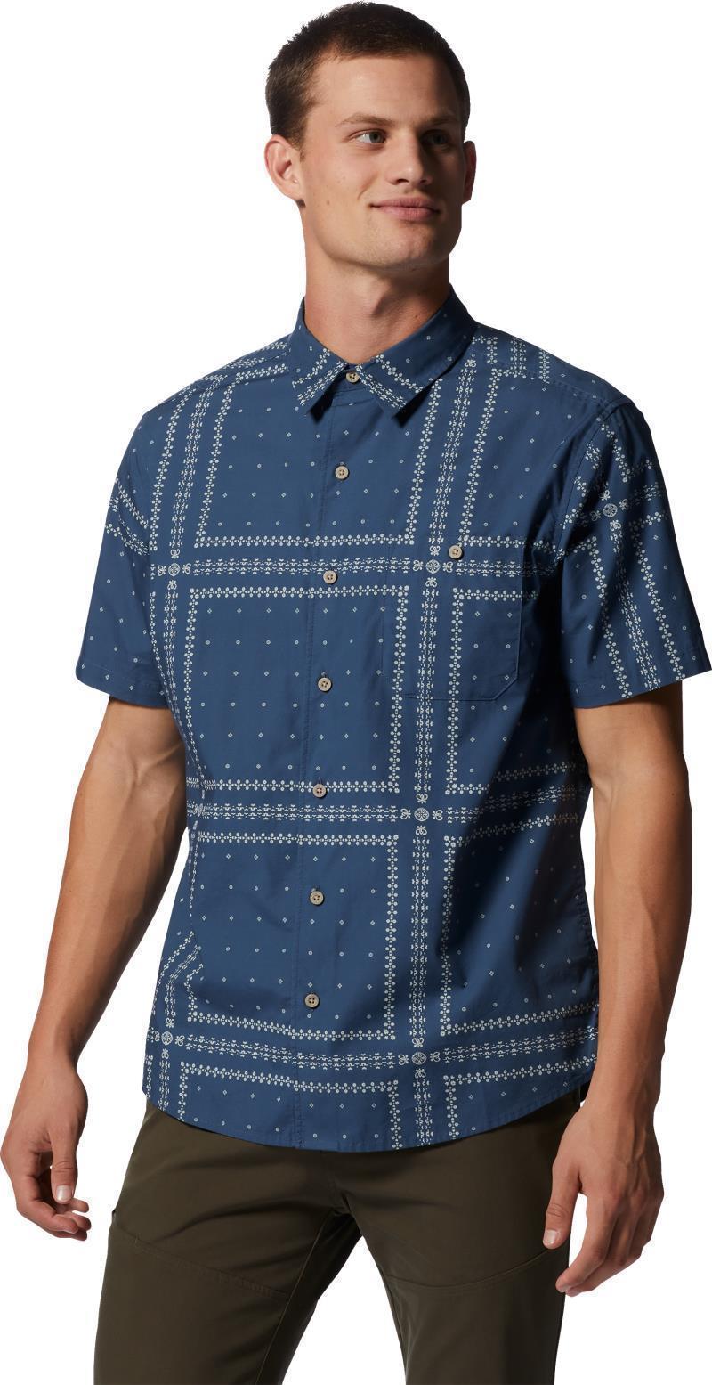 Big Cottonwood SS Shirt - Mens - Zinc Bandana Grid 1