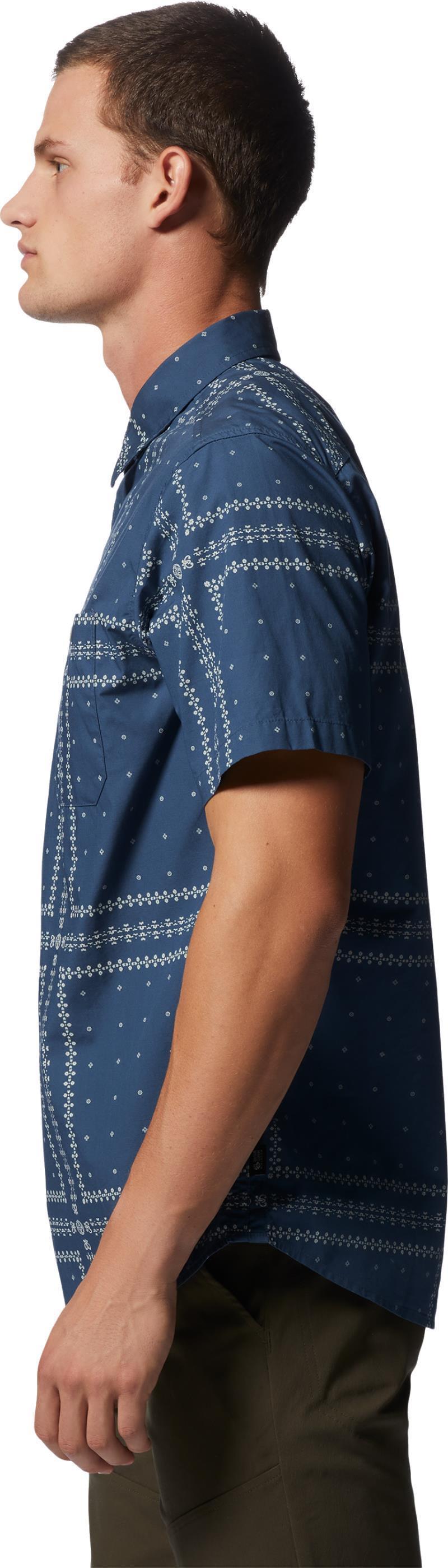 Big Cottonwood SS Shirt - Mens - Zinc Bandana Grid 2
