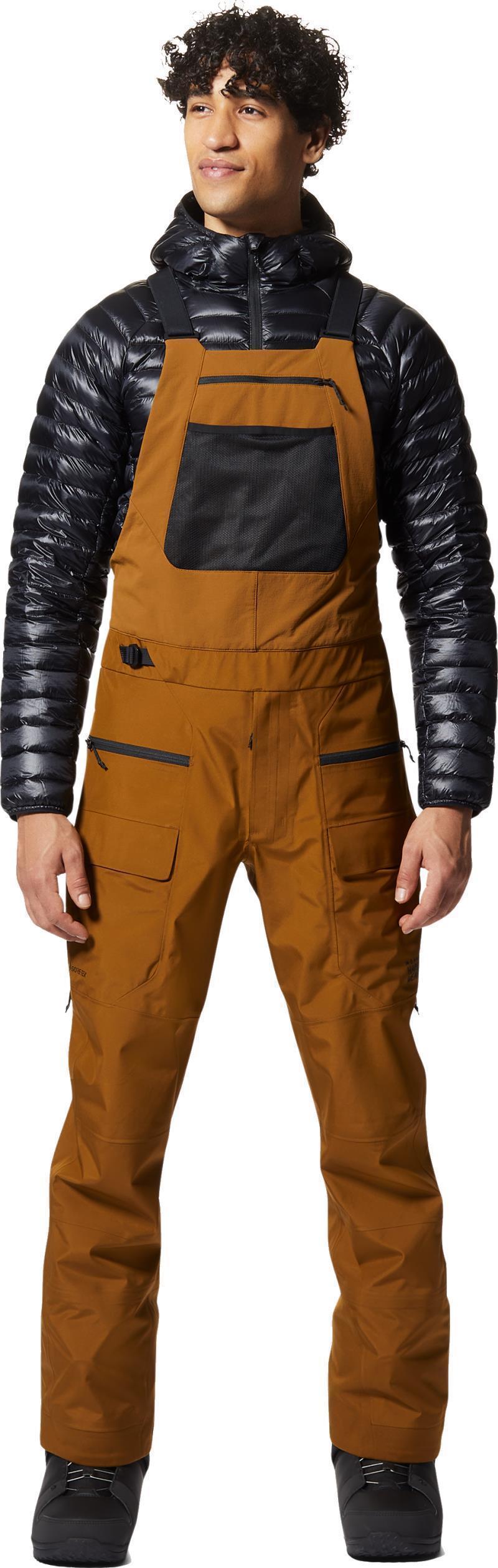 Boundary Ridge GTX Bib, Reg - Mens - Golden Brown 1