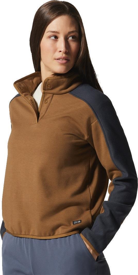Camplife Snap Neck Pullover - Womens - Corozo Nut 2