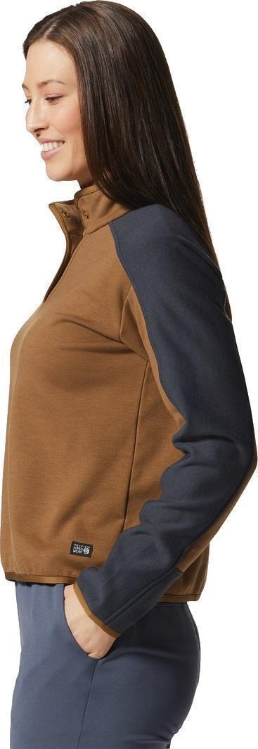 Camplife Snap Neck Pullover - Womens - Corozo Nut 3