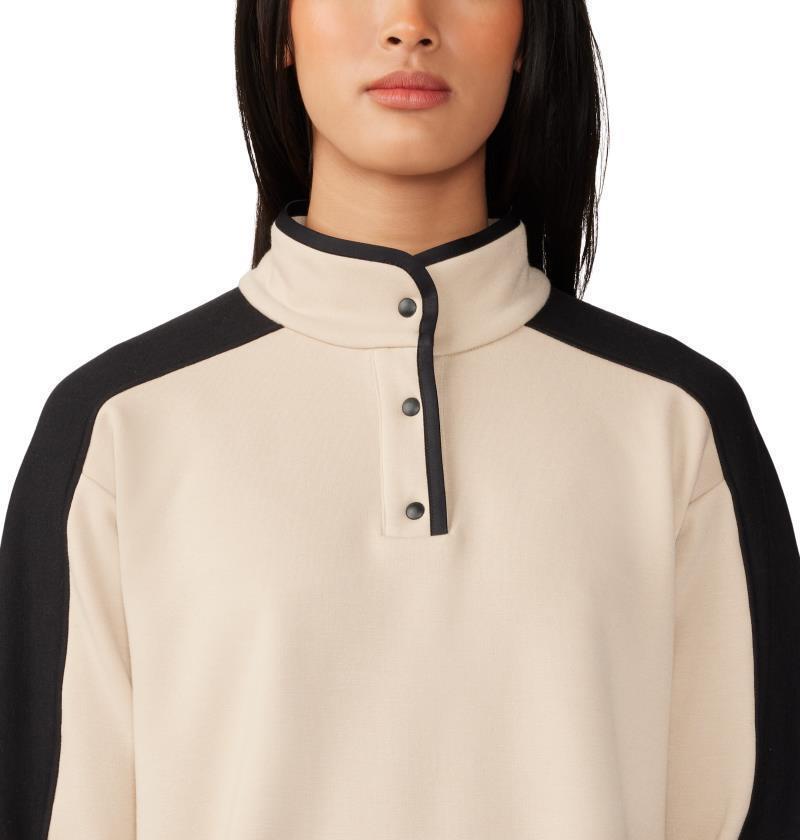 Camplife Snap Neck Pullover - Womens - Wild Oyster 5