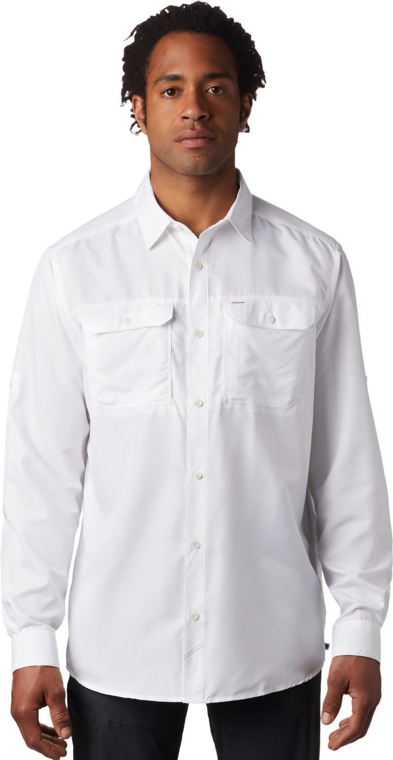 Canyon LS Shirt, Tall - Mens - White 1