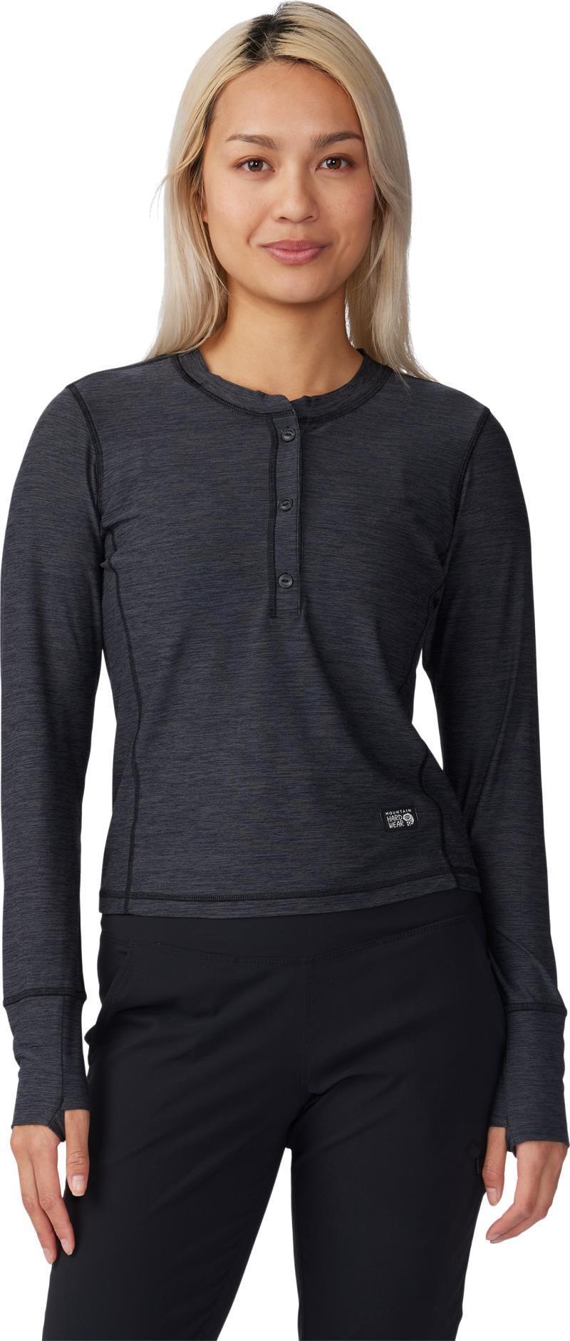 Chillaction LS Crew - Womens - Black Heather 1
