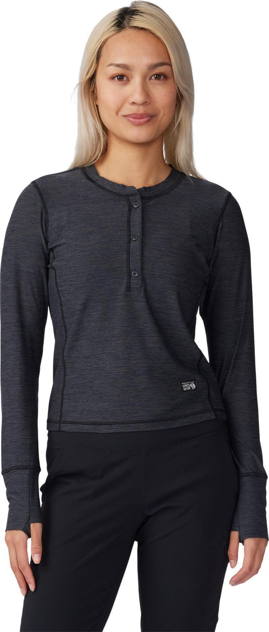 Chillaction LS Crew - Womens - Black Heather 1